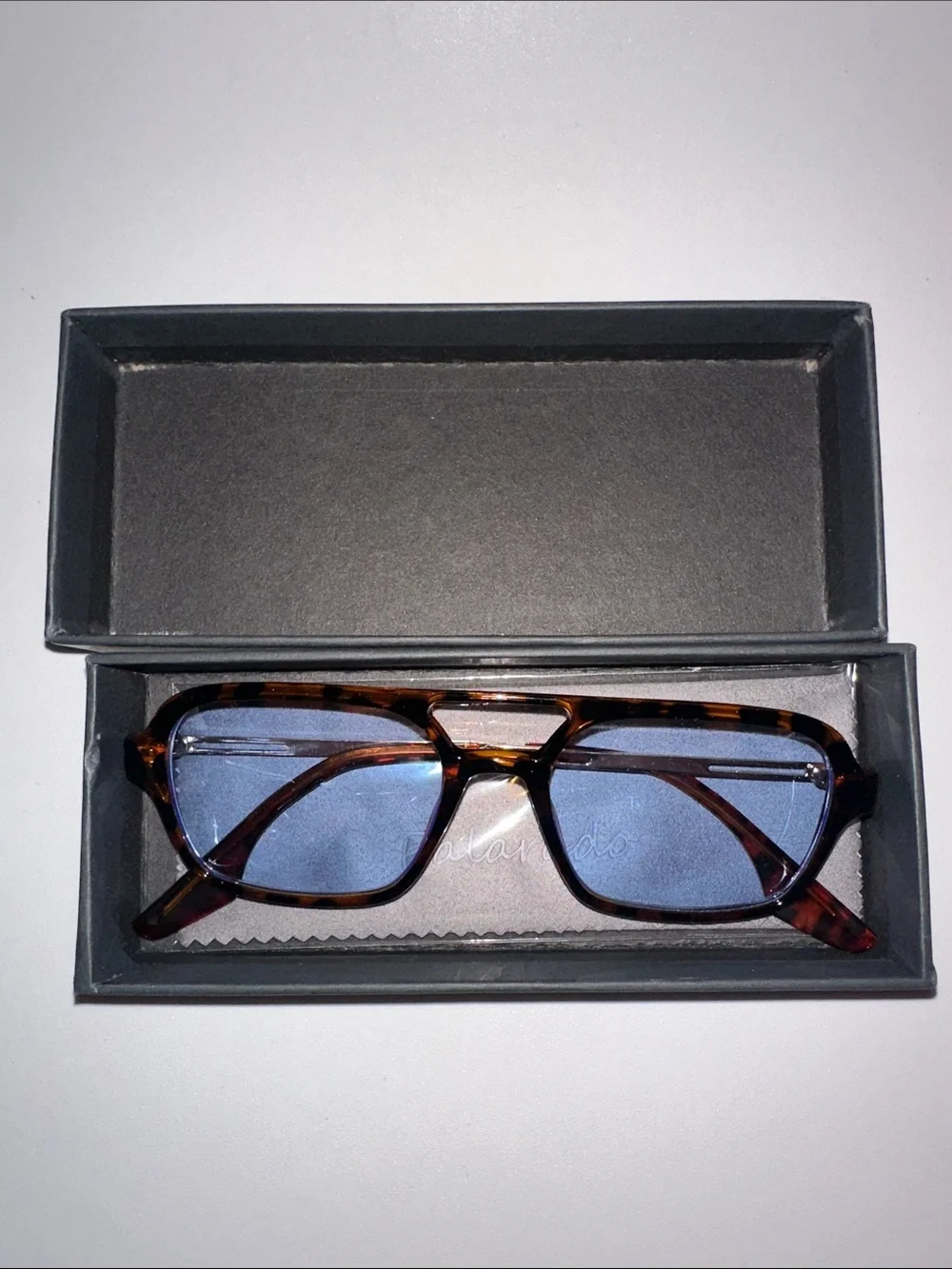 Blue lense sunglasses - WORN ONCE